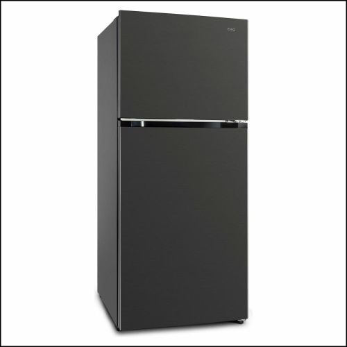 Chiq 250 Litres Double Door Fridge Or Refrigerator - Black