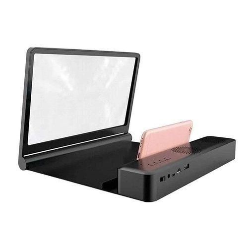 9D Smartphone Enlarged Screen 12 inch Magnifier Phone Screen with Bluetooth Speaker - Multi-colours
