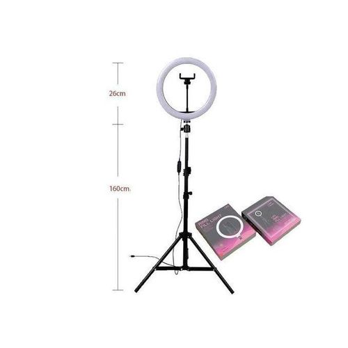 10 Inch Ring Light Dimmable Led Colors - White