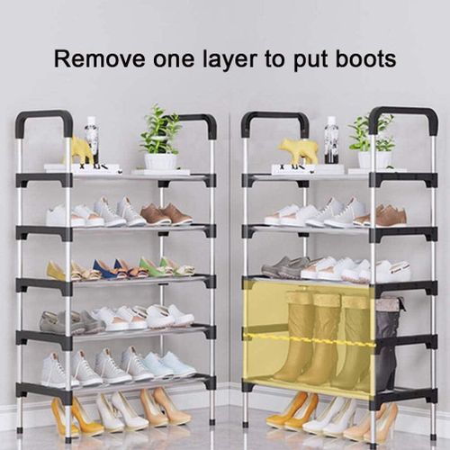 Multi-Layer Shoe Racks Black