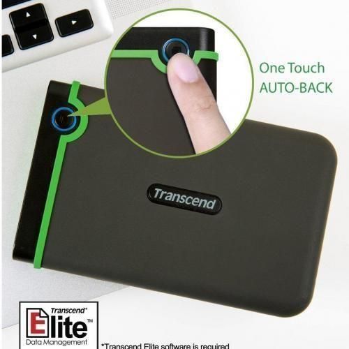 2TB  Portable USB 3.0 Hard Disk - Black, Green