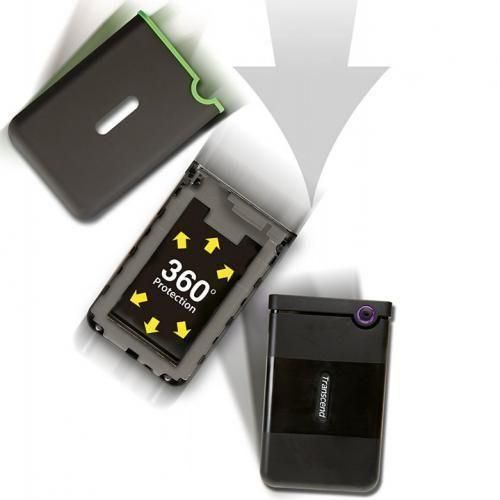 2TB  Portable USB 3.0 Hard Disk - Black, Green