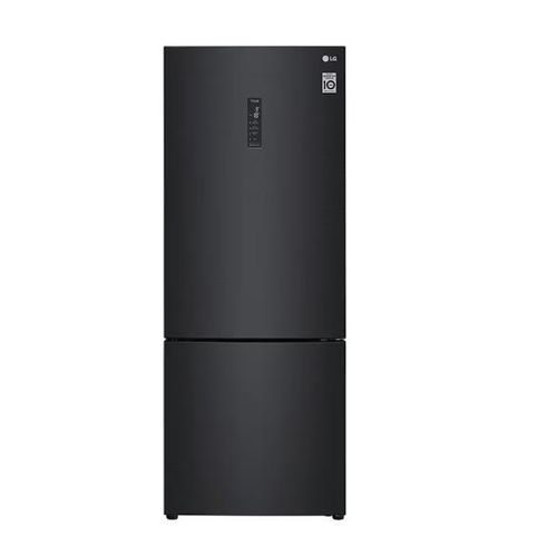 LG 455L Bottom Freezer Fridge in Silver / Matte Black Finish