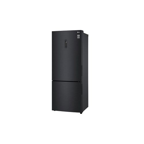 LG 455L Bottom Freezer Fridge in Silver / Matte Black Finish