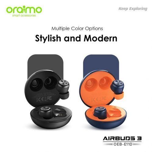 Oraimo Air-Buds 3 Powerful Bass IPX7 True Wireless Earbuds - Black