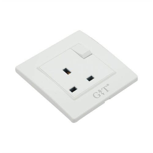 Gt Single Wall Socket 1 Gang - White