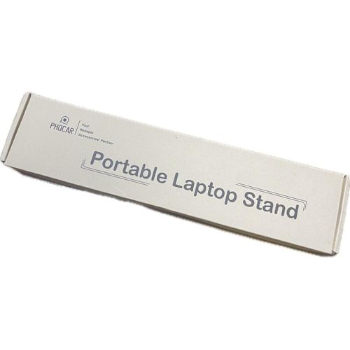 Portable Laptop Stand, Aluminum Alloy, Adjustable Laptop Stand for Desk Compatible with 10-16 inch Laptop and Tablets, such as MacBook Air, Pro, iPad Air, Pro, HP, Lenovo ThinkPad, Dell, Acer- GREY