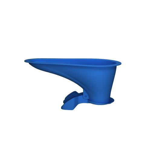 SATO Low Flow Toilet Pan with Locking Tabs - Blue