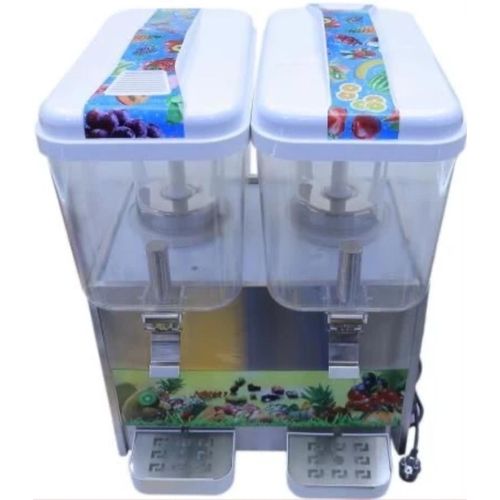 Snow White Juice Dispenser/Cooler Double - Colour May Vary