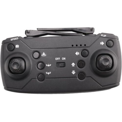 Quadcopter Pro Drone With 360-degree 4K HD Air Camera Small High Definition Wi-Fi 4 Axes Folding Real-time Image transmission Fixed Height Remote Control Pro Wifi Drone Gift Toys Dual Camera 2 Battery  - Multicolor