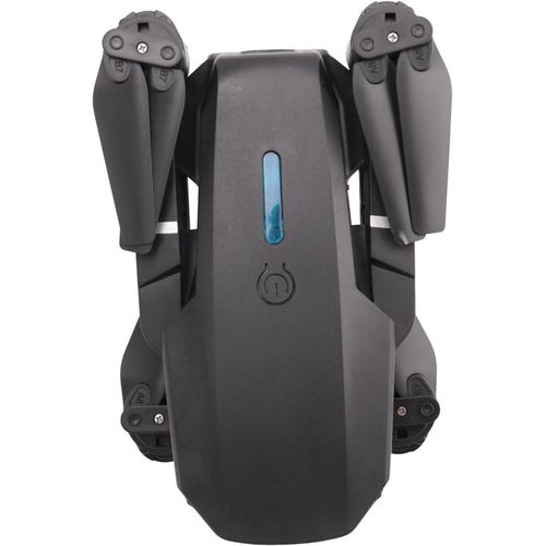 Quadcopter Pro Drone With 360-degree 4K HD Air Camera Small High Definition Wi-Fi 4 Axes Folding Real-time Image transmission Fixed Height Remote Control Pro Wifi Drone Gift Toys Dual Camera 2 Battery  - Multicolor