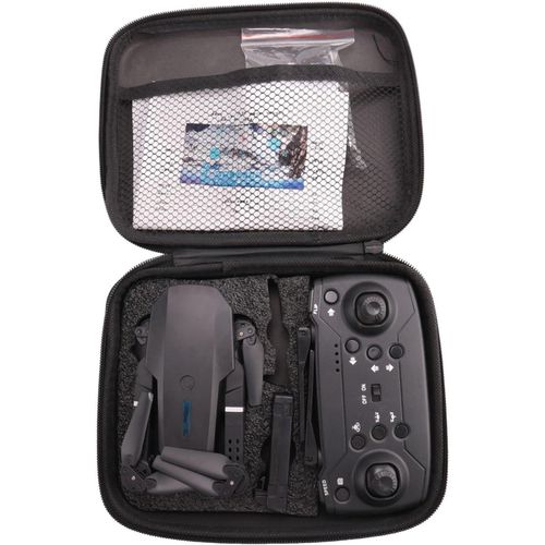 Quadcopter Pro Drone With 360-degree 4K HD Air Camera Small High Definition Wi-Fi 4 Axes Folding Real-time Image transmission Fixed Height Remote Control Pro Wifi Drone Gift Toys Dual Camera 2 Battery  - Multicolor