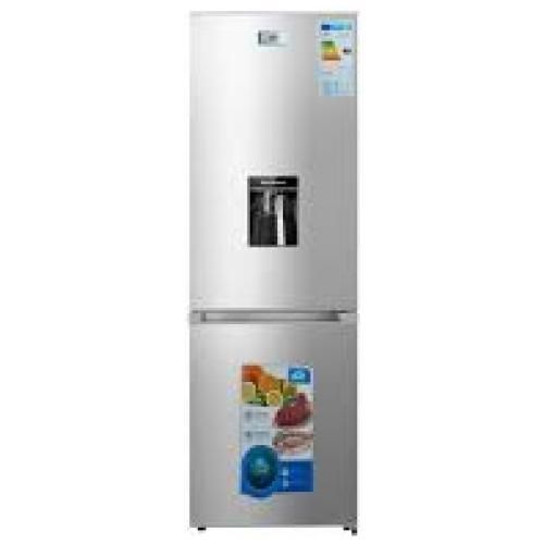 ADH 368L Top Freezer Double Door Refrigerator - Silver