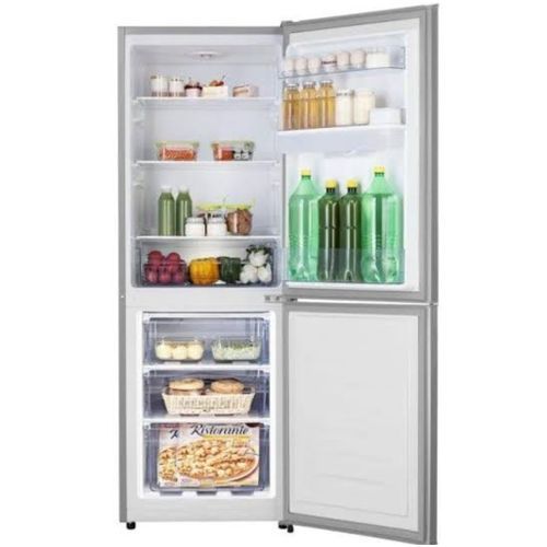 ADH 368L Top Freezer Double Door Refrigerator - Silver