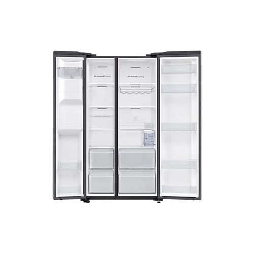 Samsung 635 Liters Refrigerator Water & Ice Dispenser, No Plumbing RS64R5311B4-  Black 5Yrs Wrnty
