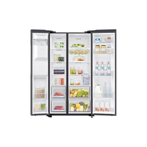 Samsung 635 Liters Refrigerator Water & Ice Dispenser, No Plumbing RS64R5311B4-  Black 5Yrs Wrnty