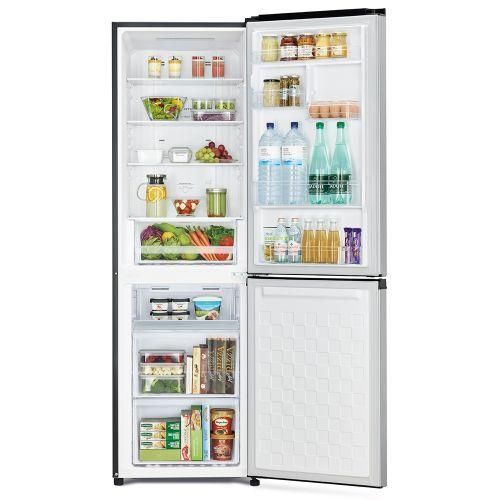 Hitachi Fridge, Bottom Freezer RB410-320 Liters - Silver(1 YR WRTY)