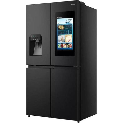 Hisense 680 Liters Smart Refrigerator, Multi Door Smart Fridge W/ Touch Screen, Water Dispenser And Ice Maker, Frost Free, 3 Years Warranty