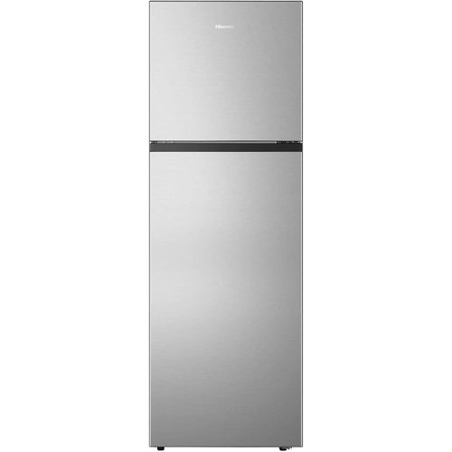 Hisense 328 Liters (Net 251L) Double Door Top Freezer Refrigerator - Silver 3 Years Warranty
