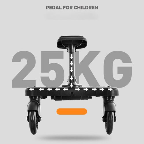 Board With Detachable Seat Universal  Black