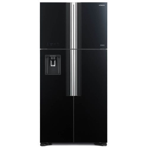 Hitachi French Door Refrigerator RW800 - 600L - Glass Black(1 YR WRTY)