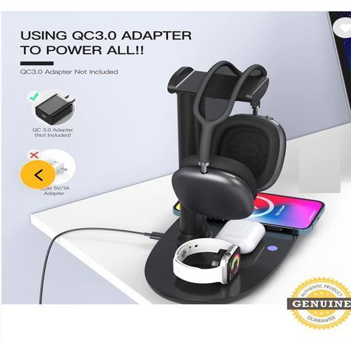 Other Apple 4-In-1 Wireless Charger,-Black