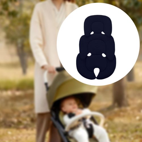 Baby  Cushion Pad Baby Seat Pad For Pram Navy Blue