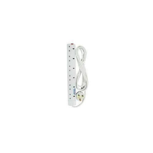 Power King King 6 Way Extension Cable - White