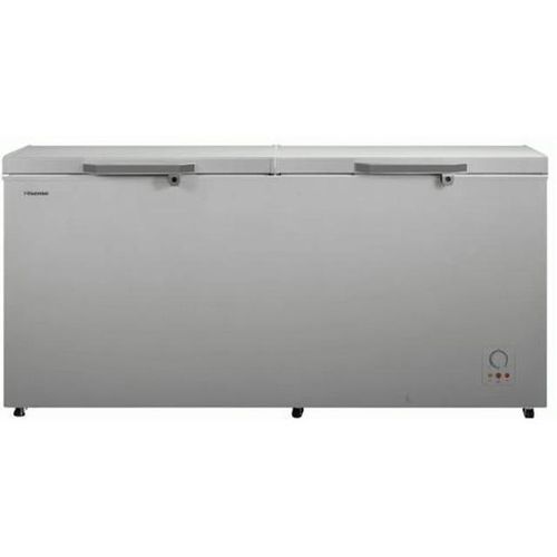Hisense 660 Litres Premium Double Door Chest Freezer FC-66DT4SA White/Grey