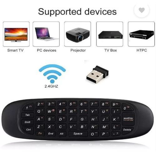 Other 3-in-1 Wireless Air Mouse,Keyboard & Remote Control,-Black