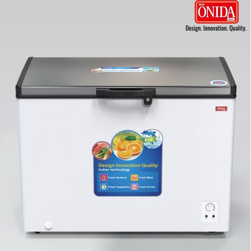 Onida Plus 420L Chest/ Deep Freezer &ndash; White & DAUL GREY (2YRs WRTY)