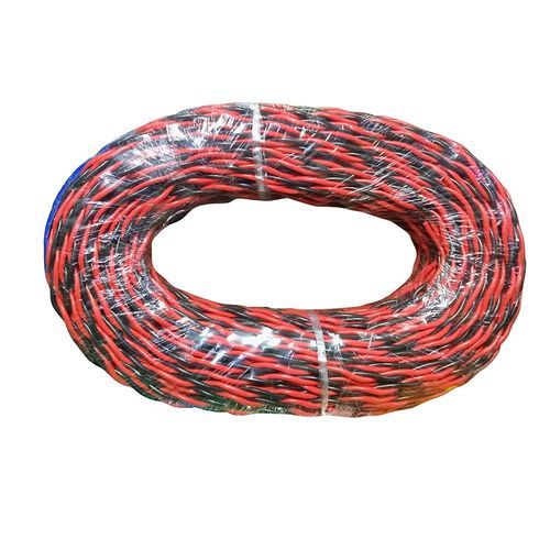 Pvc Twisted wire-red,black