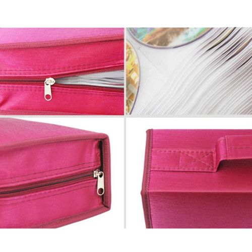 Flexible CD Organizer Wallet Holder DVD Carrying Case Bag For Black