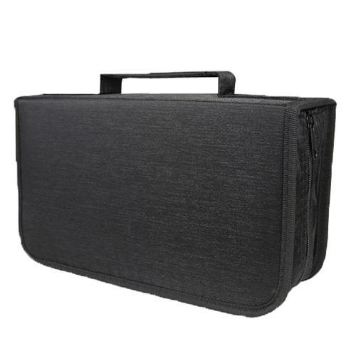 Flexible CD Organizer Wallet Holder DVD Carrying Case Bag For Black