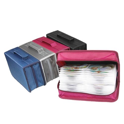 Flexible CD Organizer Wallet Holder DVD Carrying Case Bag For Black