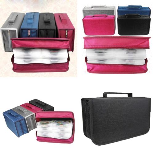 Flexible CD Organizer Wallet Holder DVD Carrying Case Bag For Black