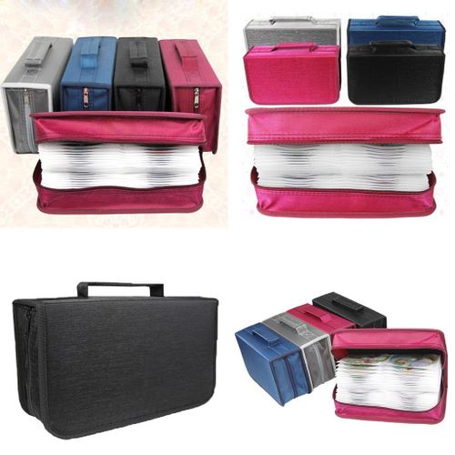 Flexible CD Organizer Wallet Holder DVD Carrying Case Bag For Black