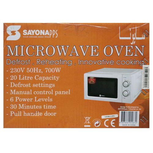 Sayona SMO 2314 Micro Wave - White