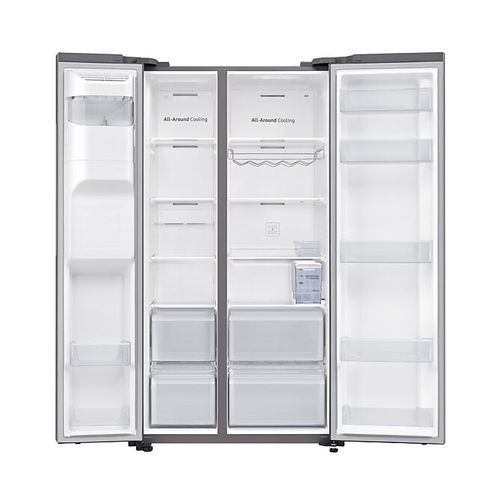 Samsung RS64R5311M9 Refrigerator 617L With Dispenser - Silver (1YR WRTY)