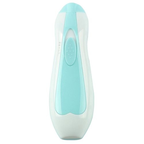 Baby Nail Clippers with LED Light and 6 Replacement Head Safe Electric Baby Toes and Fingernails Newborn Accessory Light Blue,Light Blue NO5115