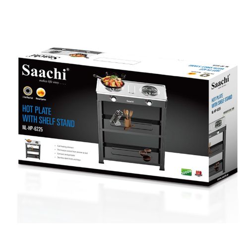 Saachi Double Hot Plate NL-HP-6225-Black