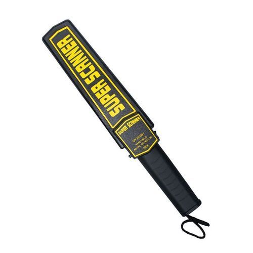 Security Hand Held Metal Wand Scanner Detector - Black
