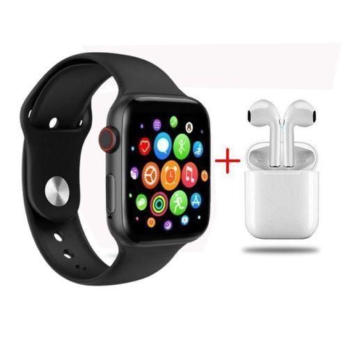 Smart Watch Bluetooth Headset Plus IOS & Android Waterproof Combination - Black, Blue & Navy Blue