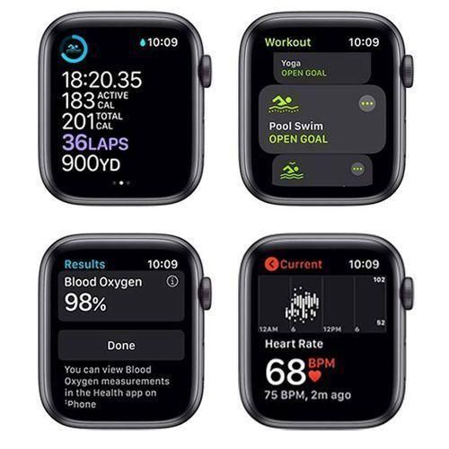 Smart Watch Bluetooth Headset Plus IOS & Android Waterproof Combination - Black, Blue & Navy Blue