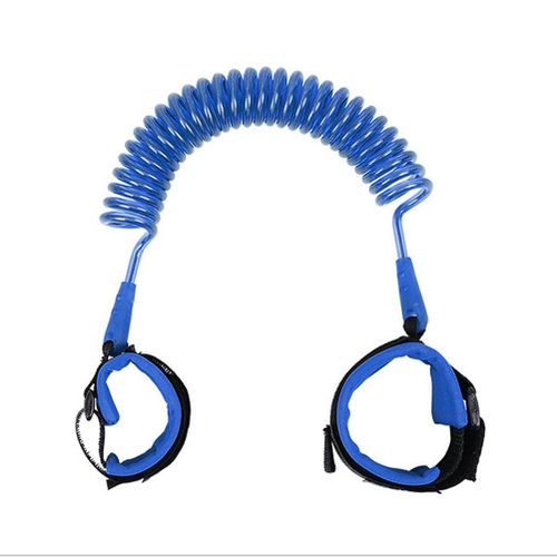 1.5M Kids Baby Toddler Anti-lost Wrist Link Band Children Braclete Wristband Elastic Harness Safety Leash Strap Blue,Blue NO5242