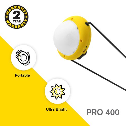 SunKing Pro 400 Super Bright Emergency Solar Light - Yellow