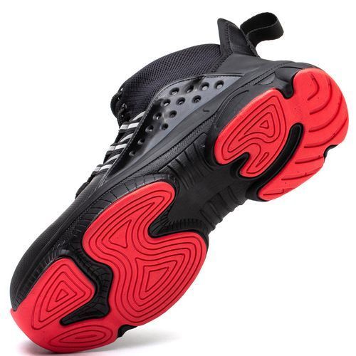 Lightweight Safety Shoes Men Work Sneakers Work Boots-Black