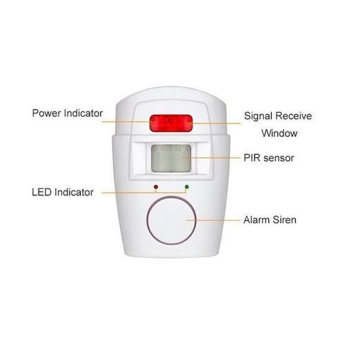 Wireless Remote Controlled PIR Mini Alarm
