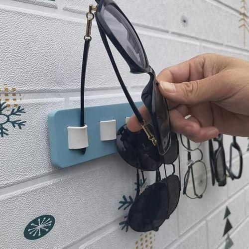Hanging Eyeglass Holder Sunglasses Storage Display Stand For Blue