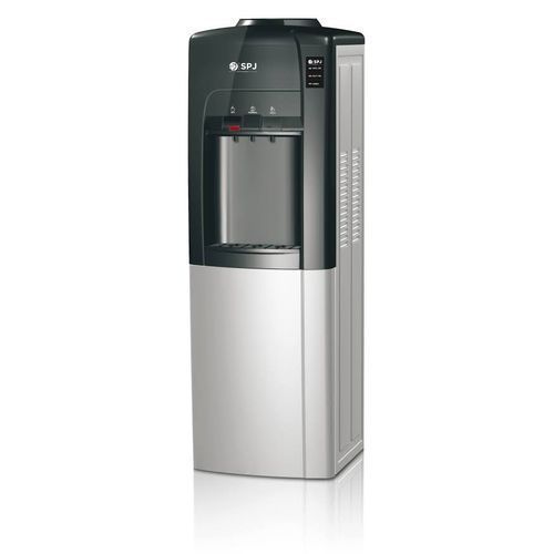 SPJ Water Dispenser Hot And Cold With Fridge Compatimate  - Grey